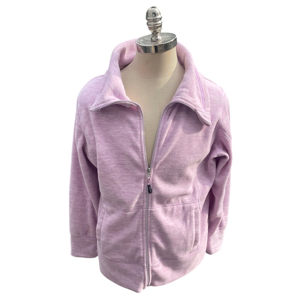 Calvin Klein Performance Full Zip Jacket‎ Womens 2X Pink Heathered